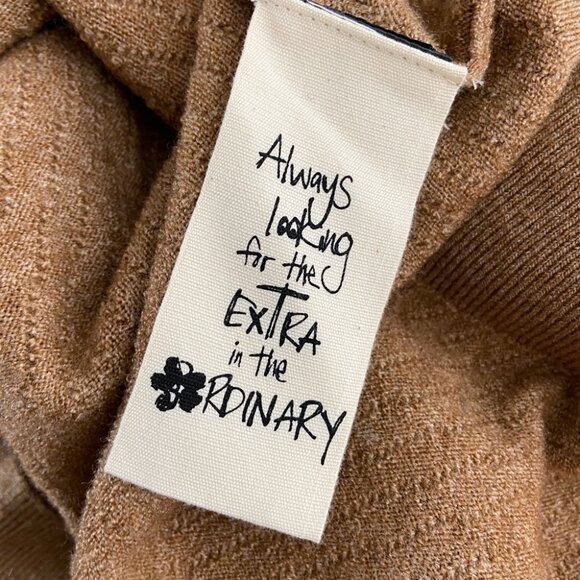 New Ted Baker Textured Crew Neck Sweater in Tan - Picture 6 of 10